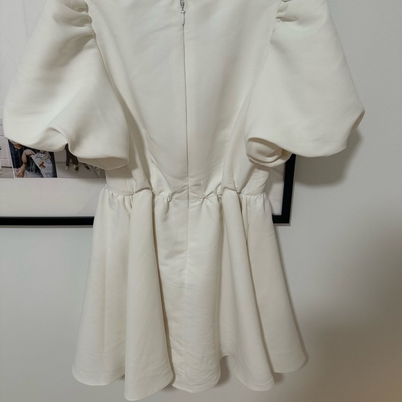 Sachin & Babi Beverly Puff-Sleeve Deep-V Mini Dress Anthropologie - Picture 5 of 6